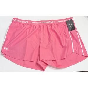Under Armour Women’s Loose Tech Play Up Shorts 2XL Pink